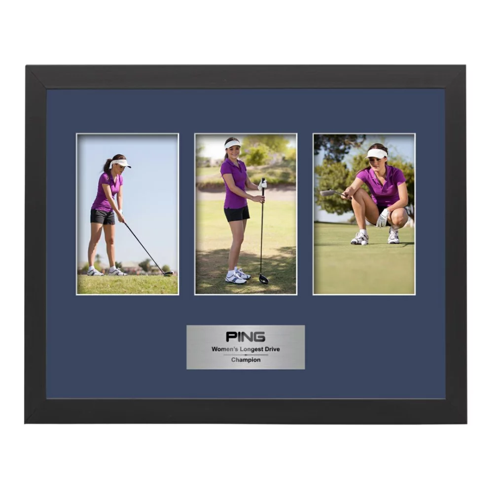 Cadre photo Enrica 3 - Noir/Bleu nuit