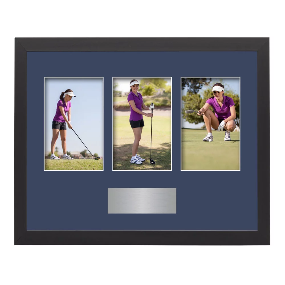 Cadre photo Enrica 3 - Noir/Bleu nuit