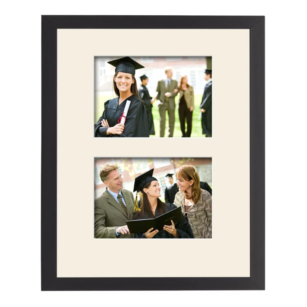 Cadre photo Glanville 2 - Noir/Crème