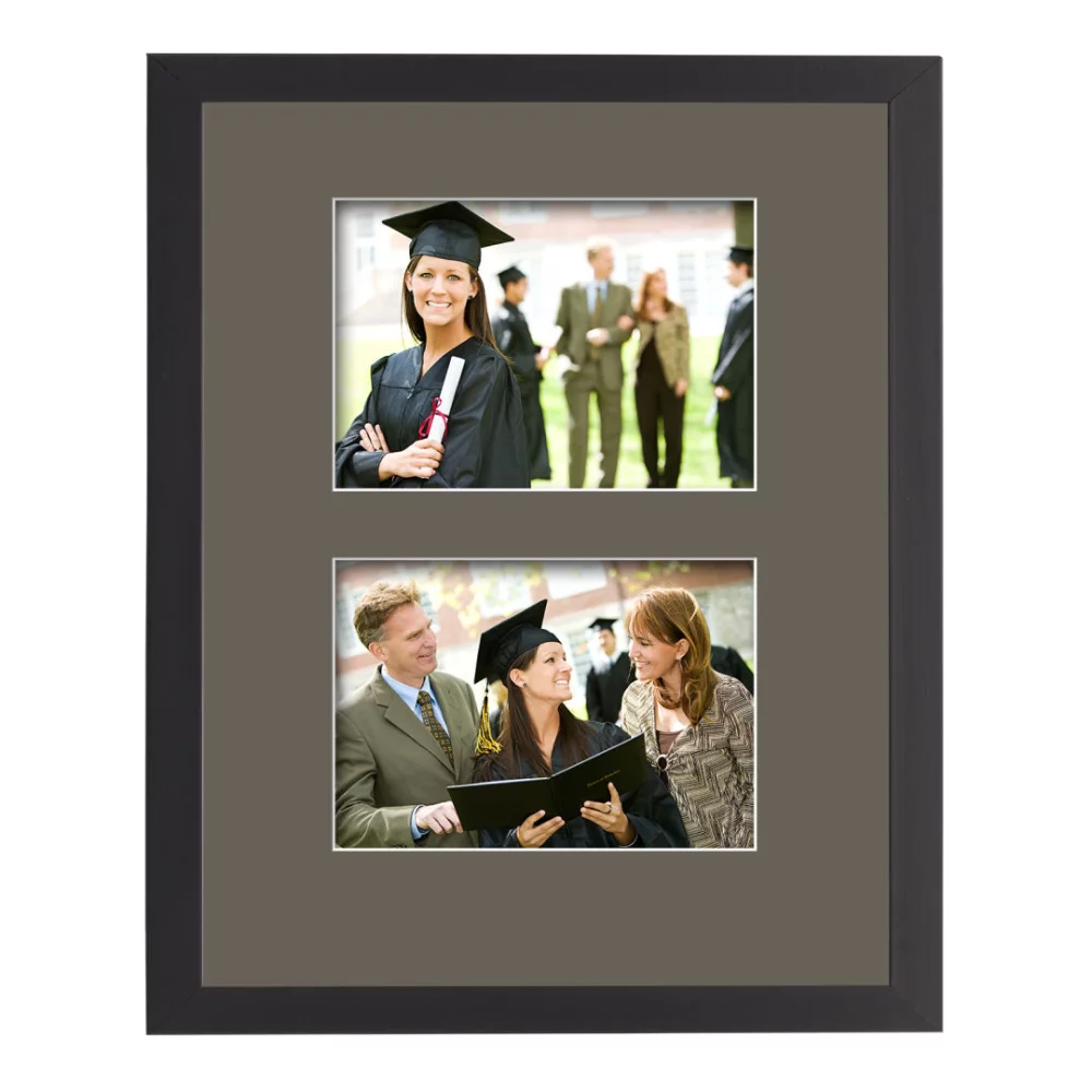 Cadre photo Glanville 2 - Noir/Gris Dover