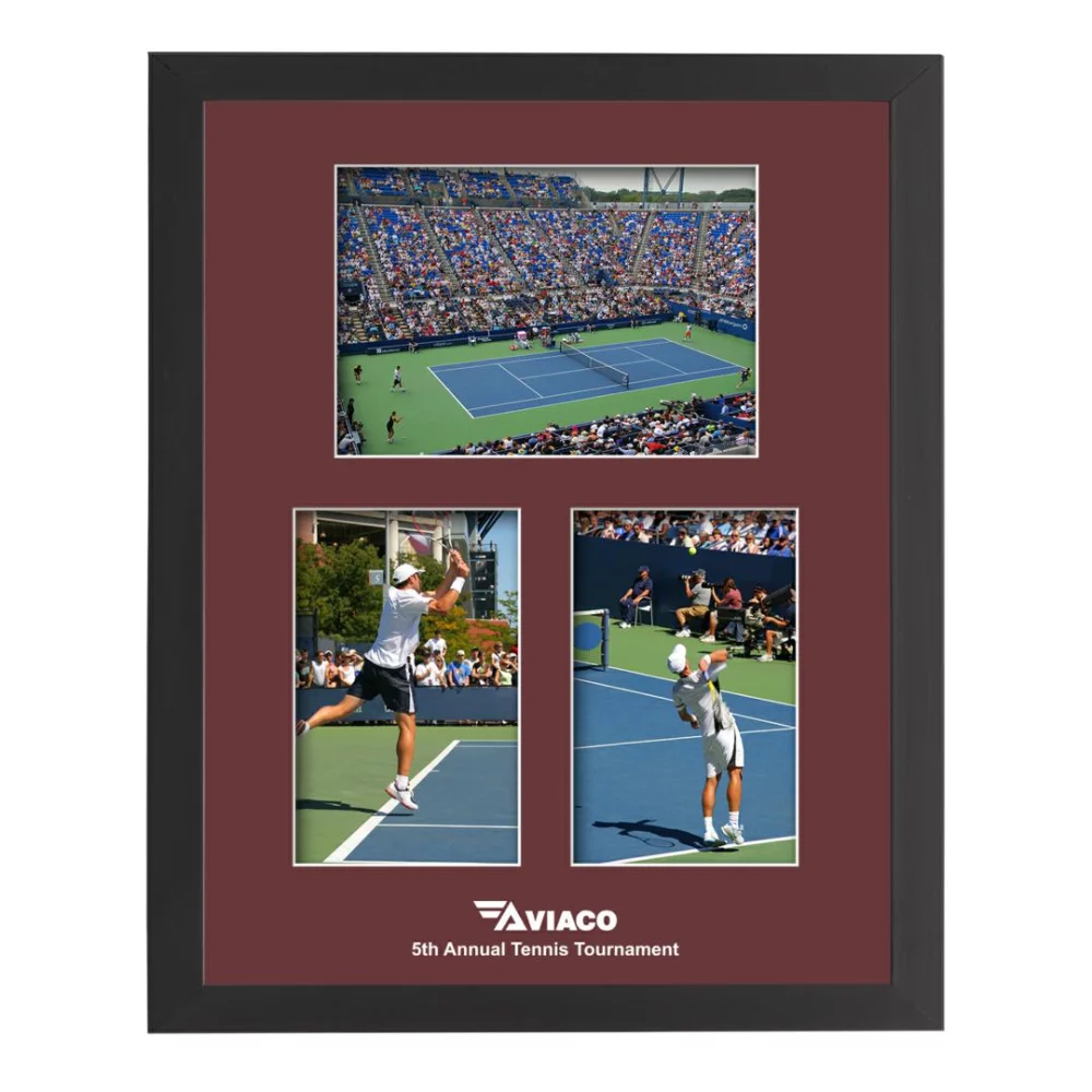 Cadre photo Keadby 3 - Noir/Cramoisi