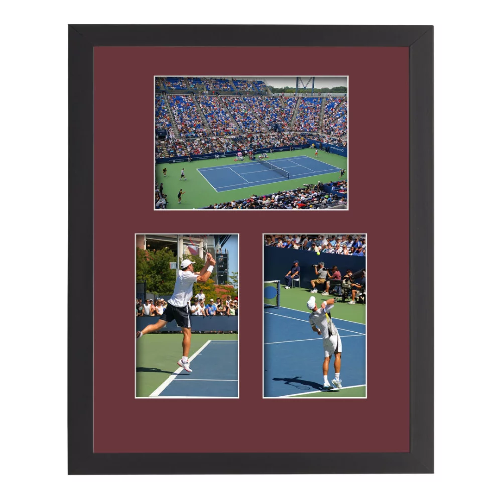 Cadre photo Keadby 3 - Noir/Cramoisi