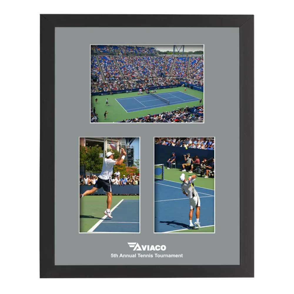 Cadre photo Keadby 3 - Noir/Teal Gris