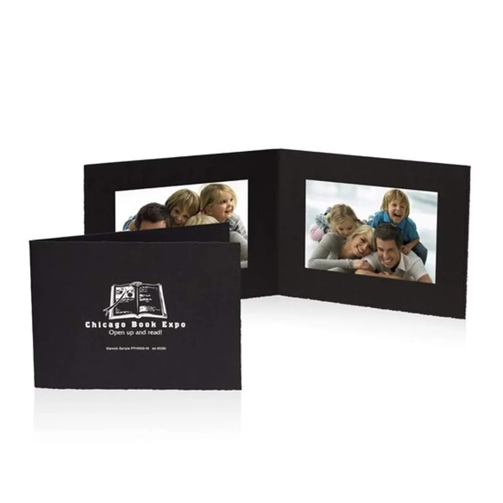 Perkins Double Folder - 4"x6" Horizontal Noir