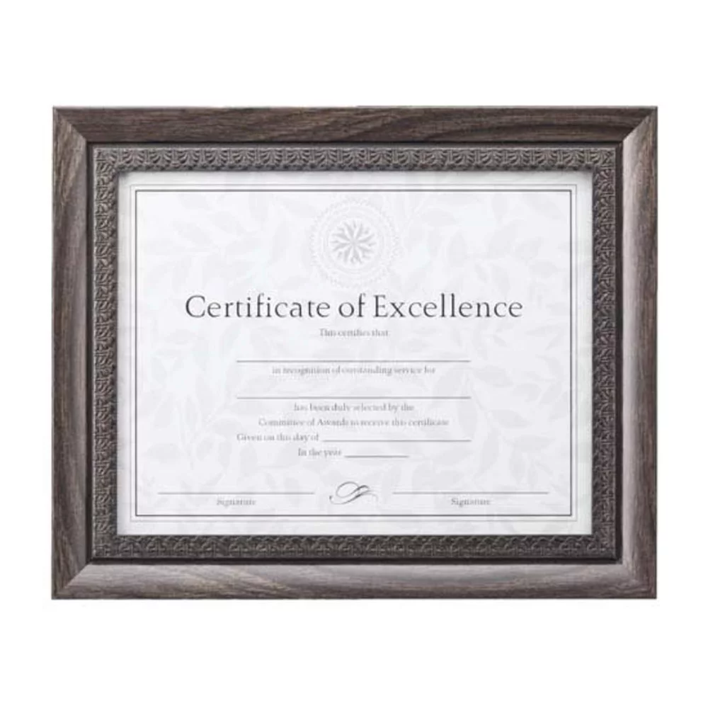 Billingham Certificate Frame - Mahogany 8½"x11"