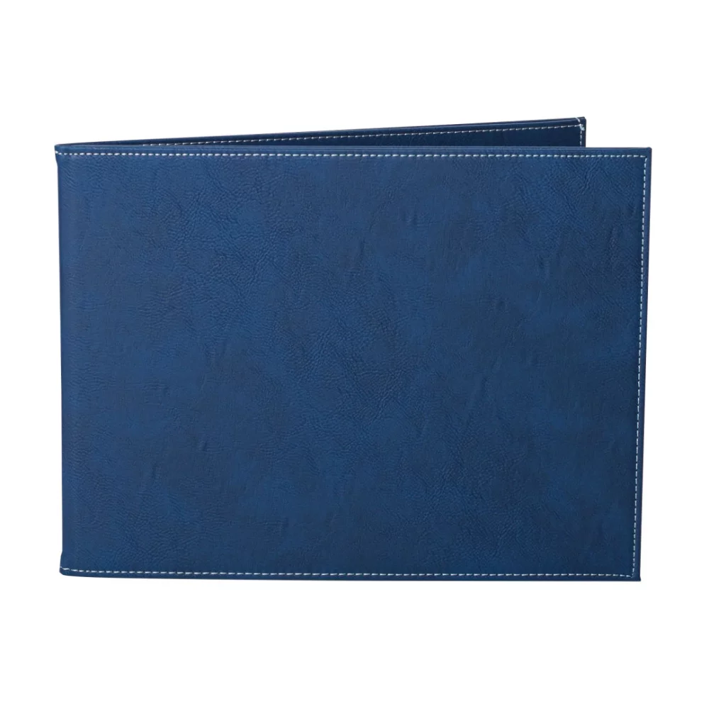 Leatherette Certificate Holder - 8½"x11" Blue