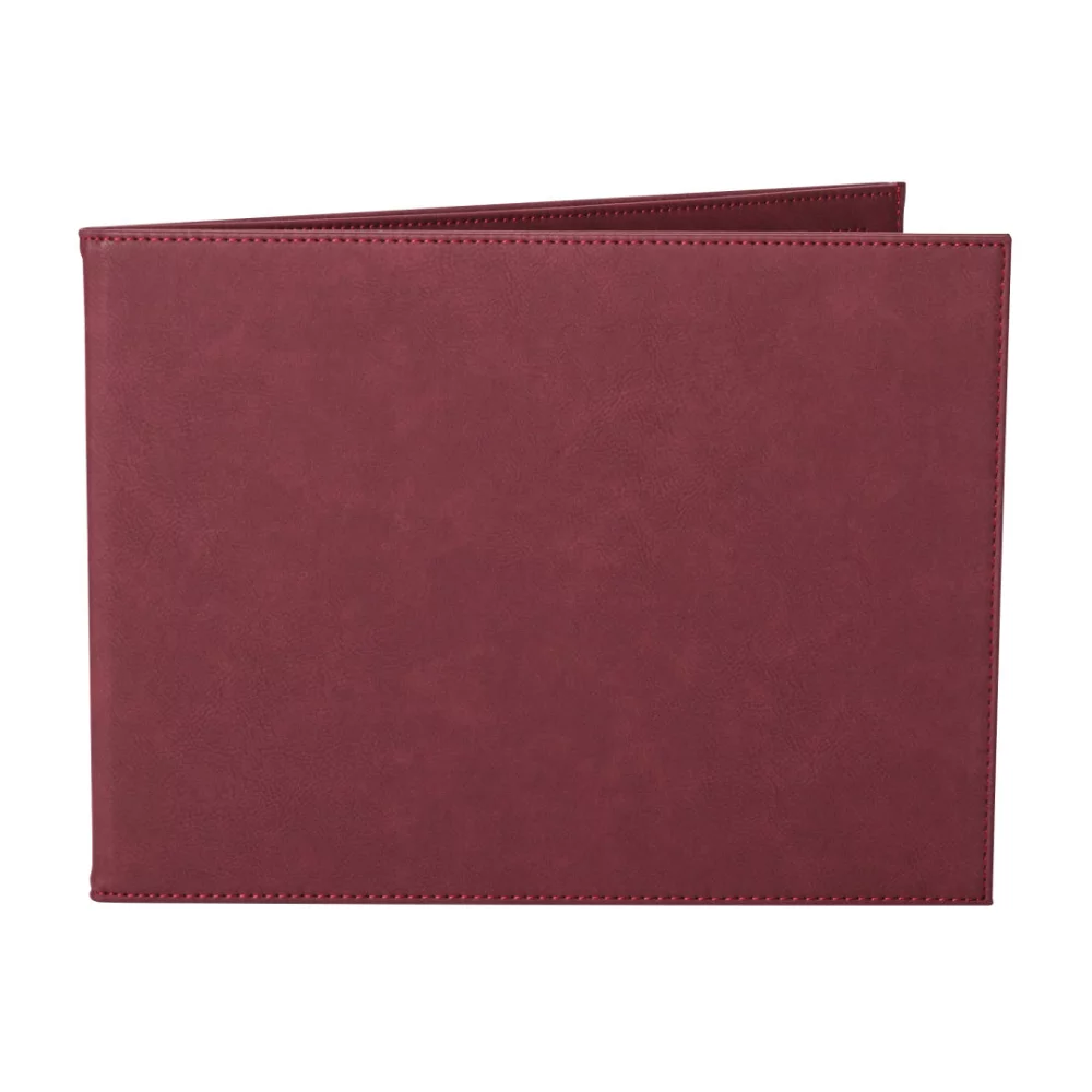 Porte-certificat en similicuir - 8½"x11" Rose