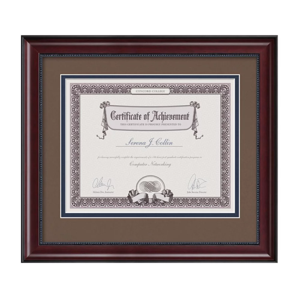 Devonshire Certificate Frame - Mahogany/Chestnut 8½"x11"