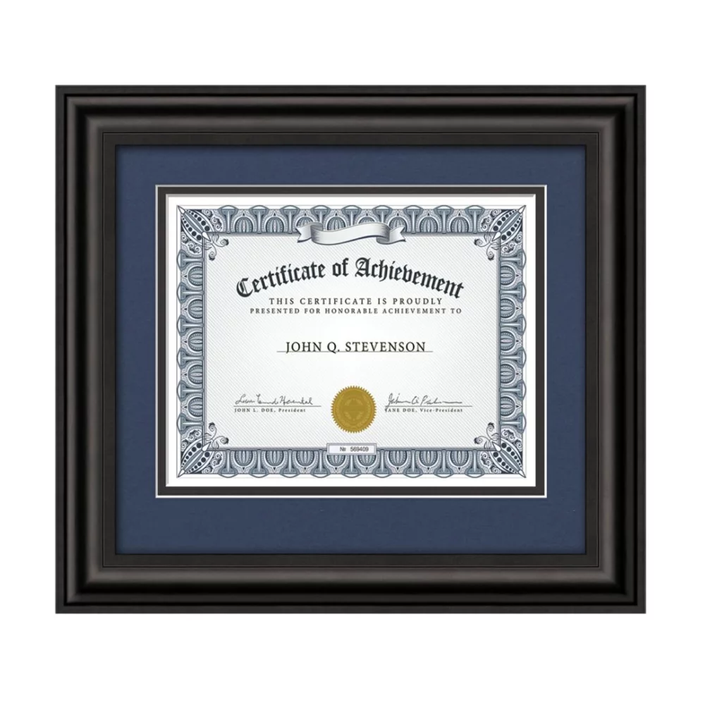 Philadelphia Certificate Frame - Black 8½"x11"