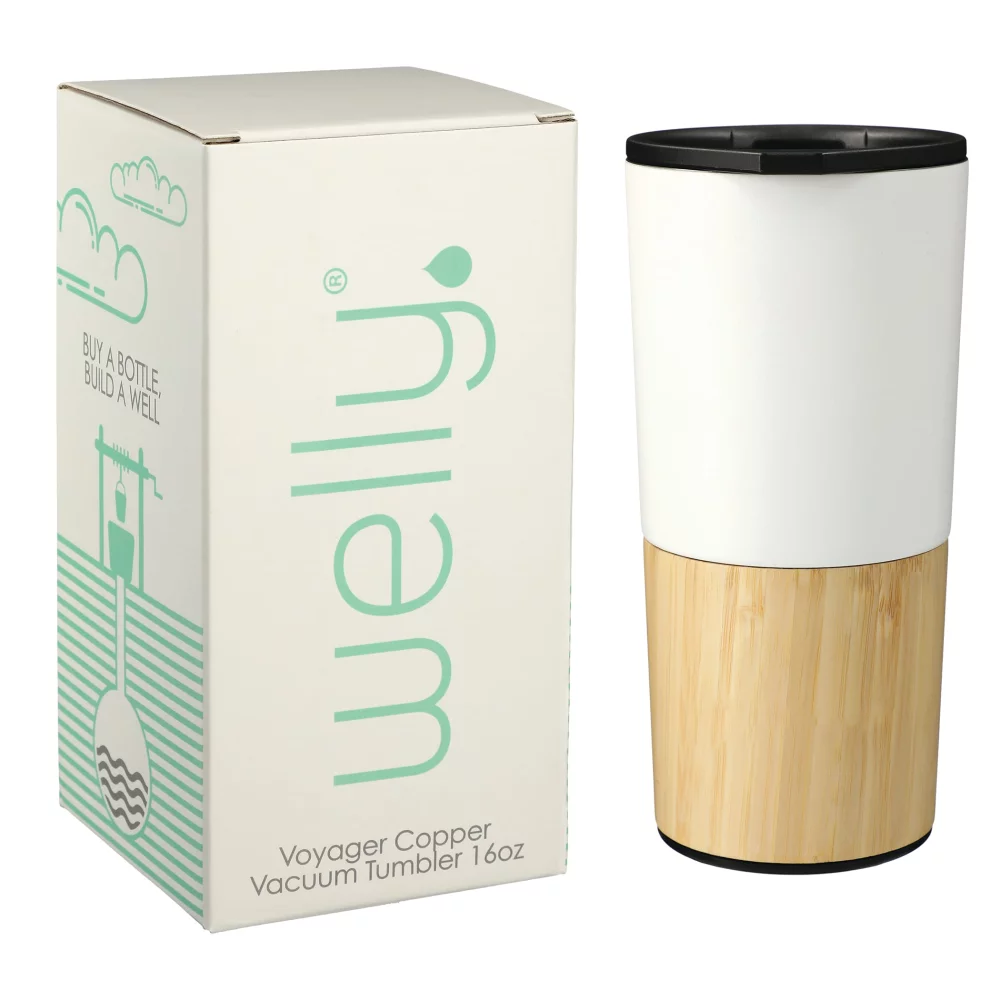 Tumbler sous vide en cuivre Welly® de 16 oz avec boîte cadeau