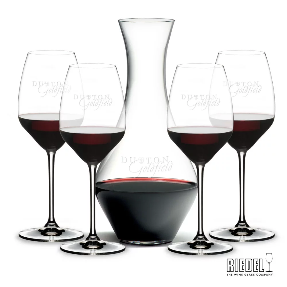 RIEDEL Carafe à Merlot & 4 Verres à Vin Extreme