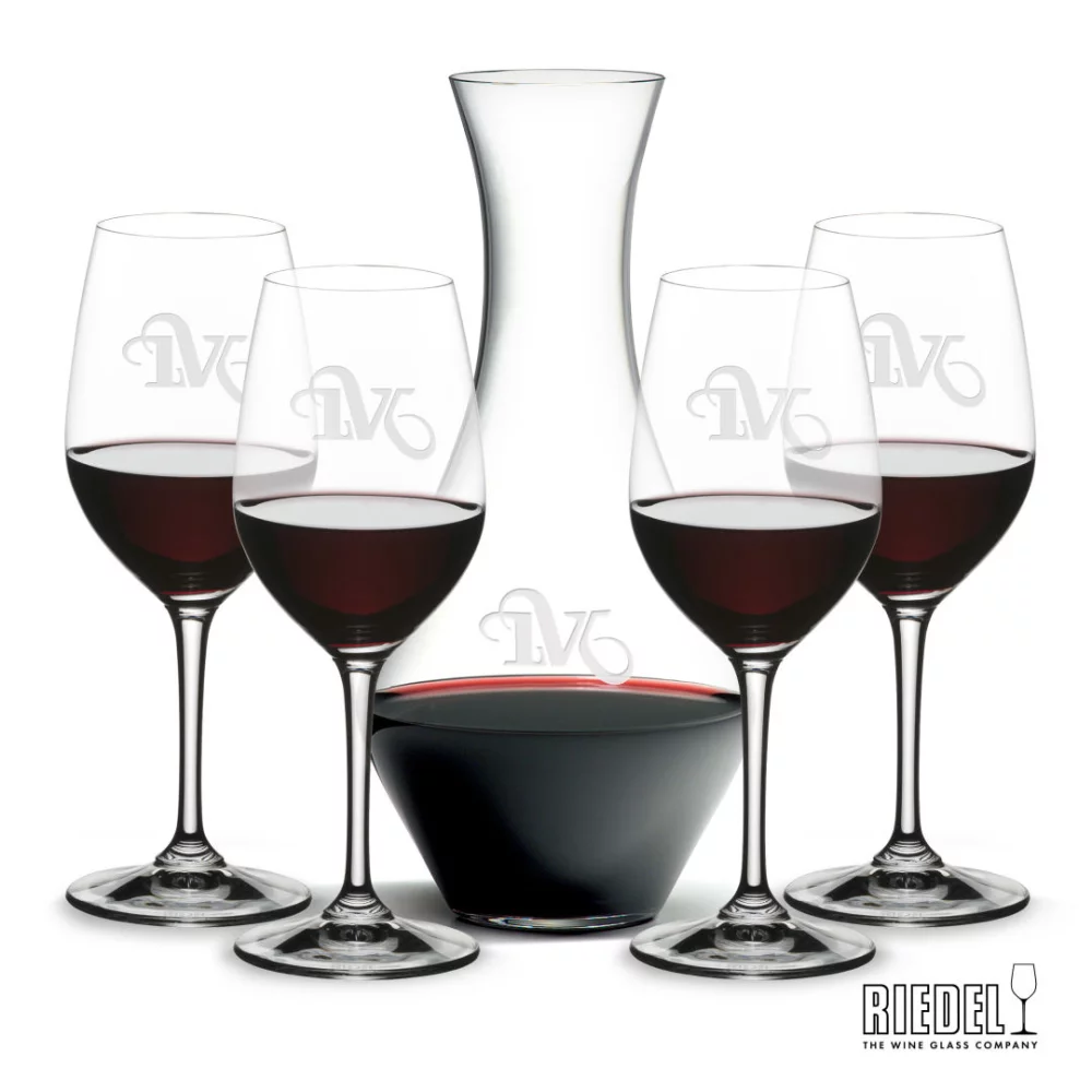 RIEDEL Carafe à Merlot & 4 Verres à Vin Oenologue