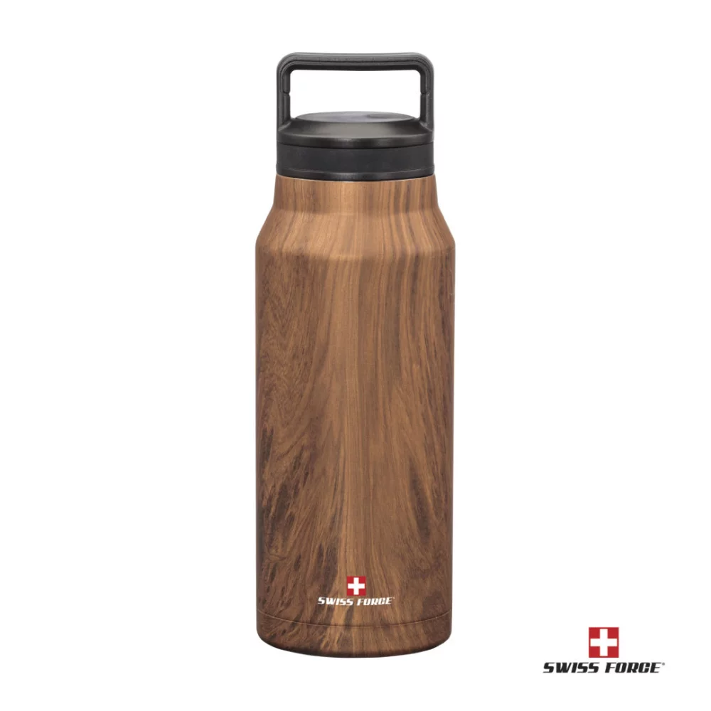 Swiss Force® Xavier Double Wall S/S Tumbler - 32oz Wood Grain