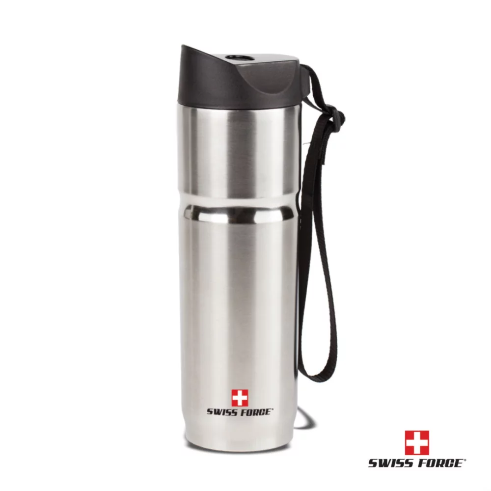 Swiss Force® Voyager S/S Tumbler - 15oz Silver