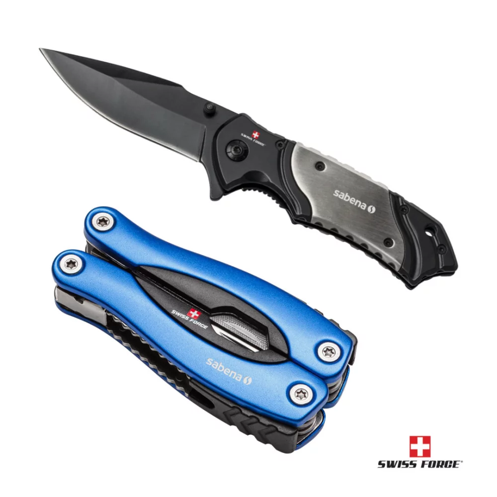 Ensemble cadeau Swiss Force® Toolman - Bleu