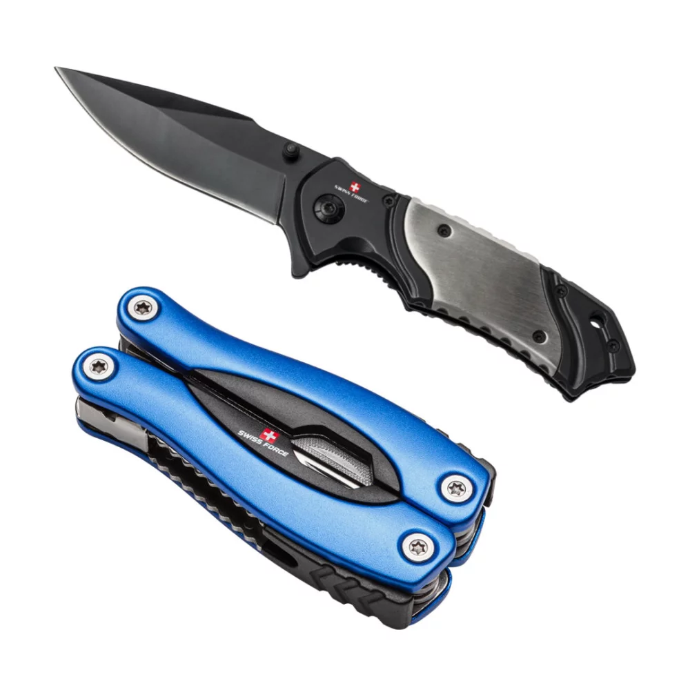 Ensemble cadeau Swiss Force® Toolman - Bleu