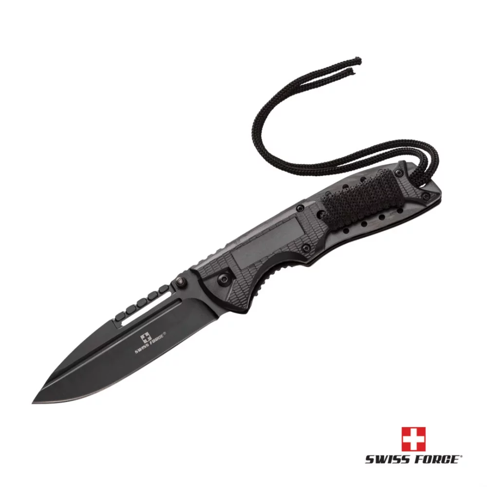 Couteau de poche Swiss Force® Fontais - Noir