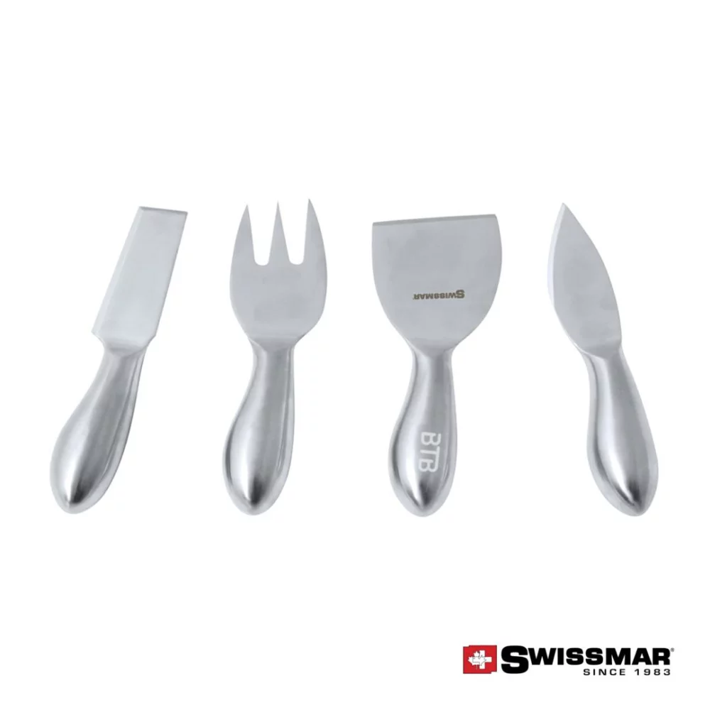 Swissmar® 4pc Petite Cheese Knife Set - Stainless