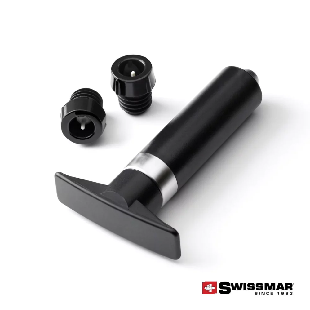 Ensemble de préservation du vin Swissmar® Epivac - Noir