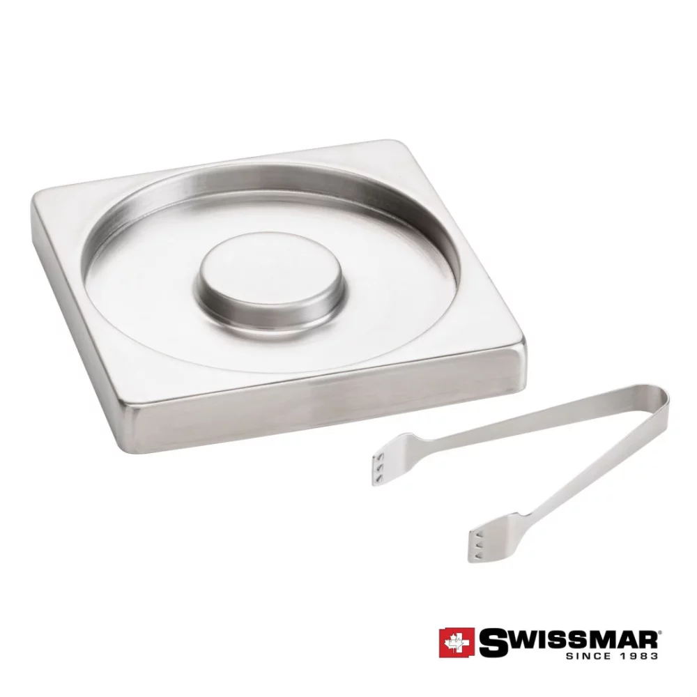 Swissmar® Glass Rimmer/Tongs - S/Steel