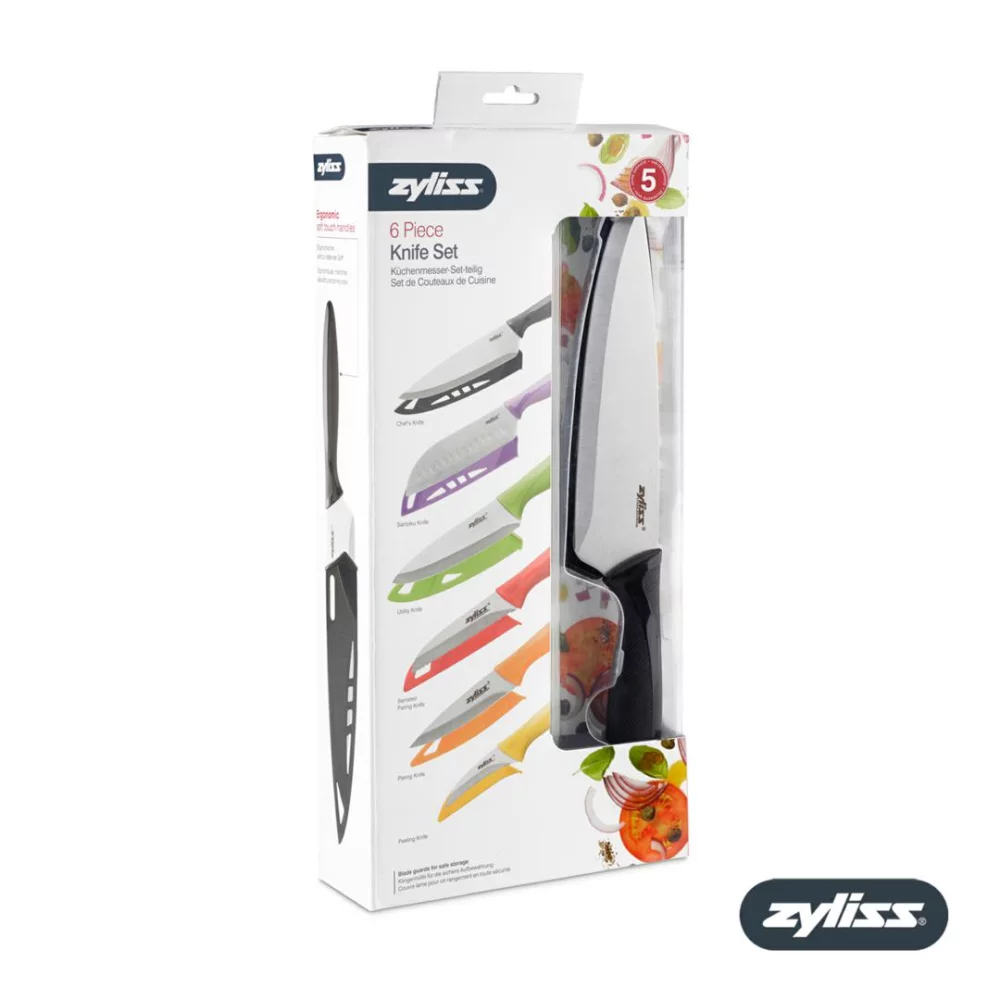Zyliss® 6pc Knife Set - Stainless