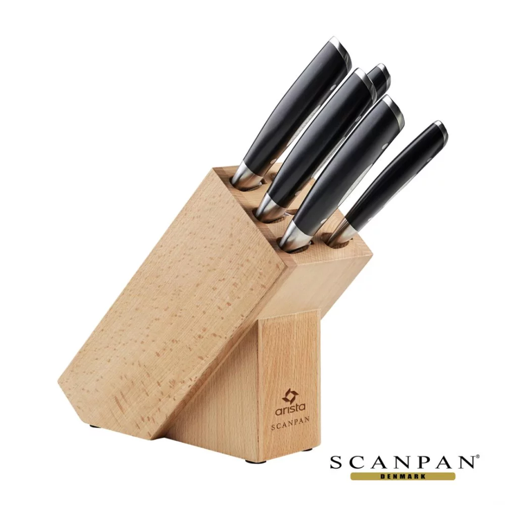 Scanpan® Classic 6pc Knife Block Set - Black
