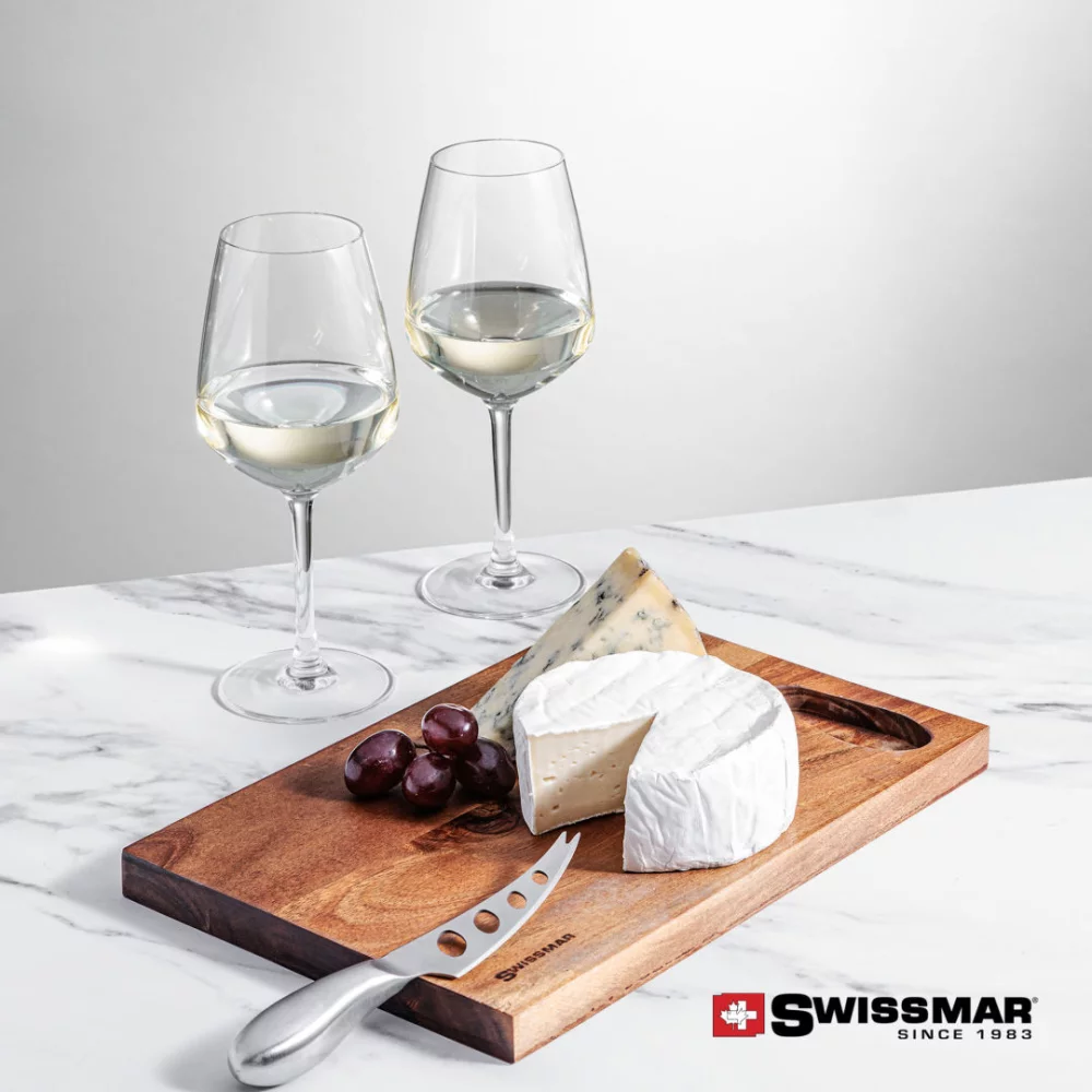 Swissmar® Acacia Board & 2 Mandelay Wine