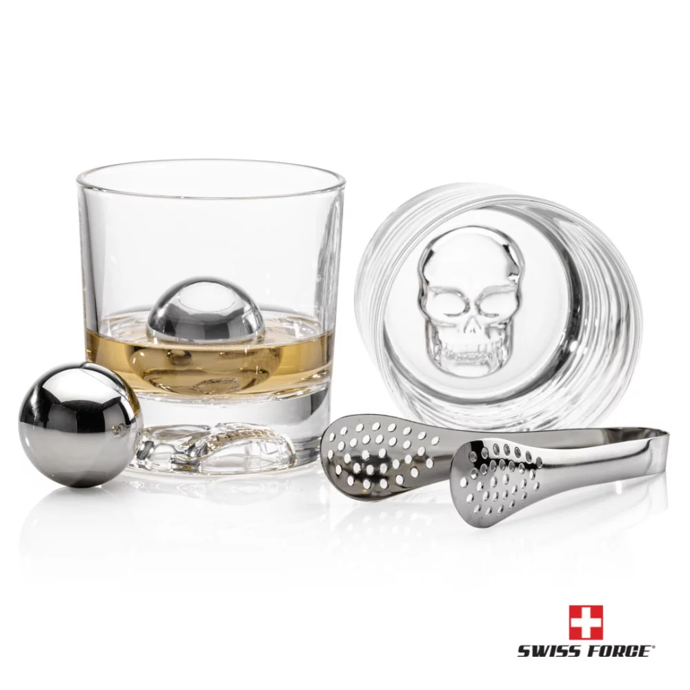 Boules en acier inoxydable Swiss Force® & 2 têtes de débroussailleuse Delrina Scull OTR