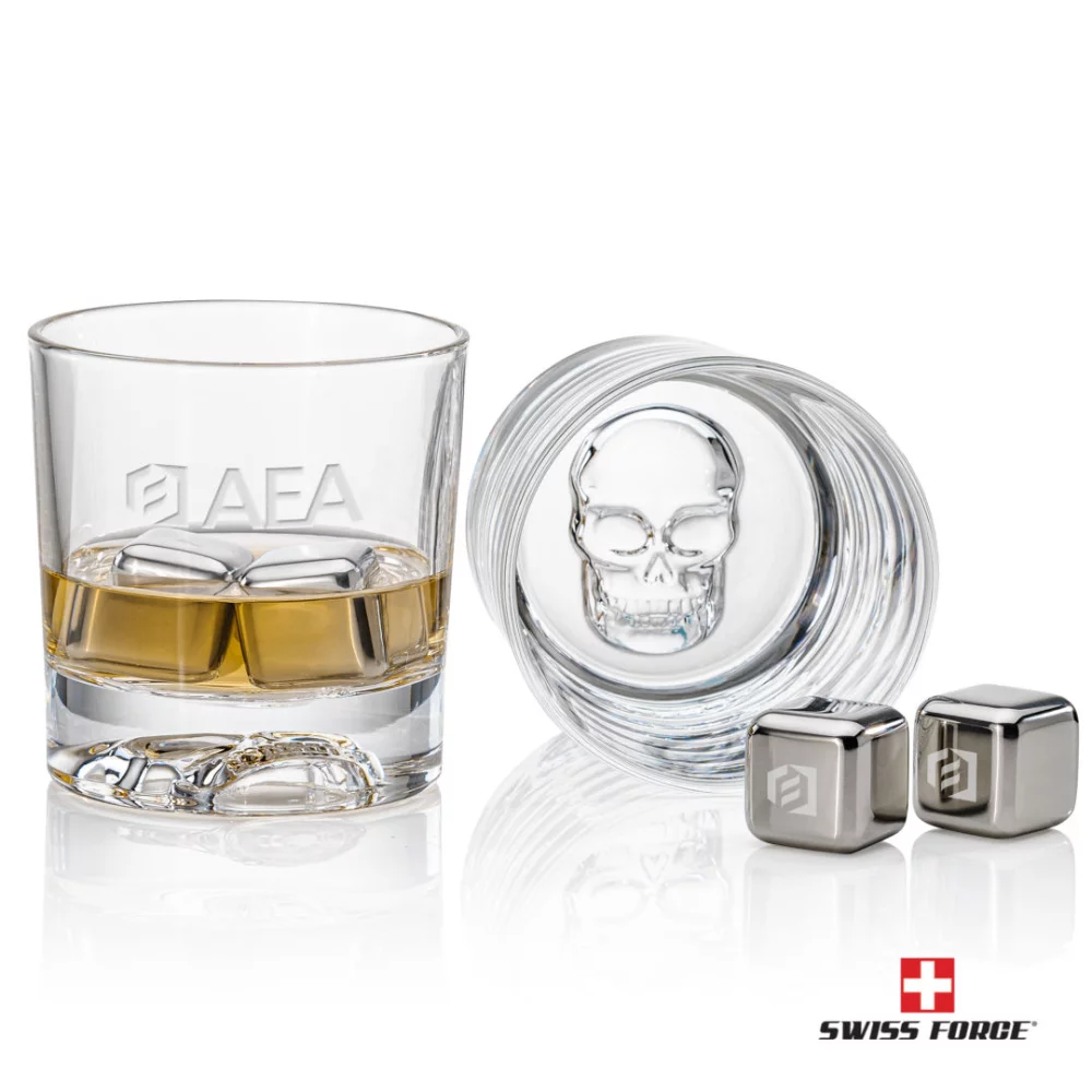 Swiss Force® S/S Ice Cubes & 2 Delrina Scull OTR