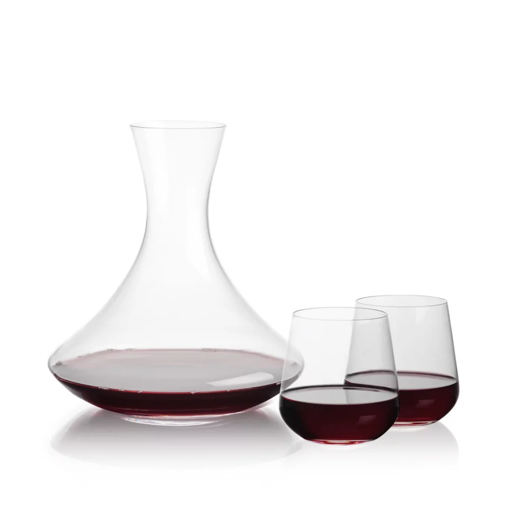 Senderwood Carafe & 2 Howden Stemless Wine