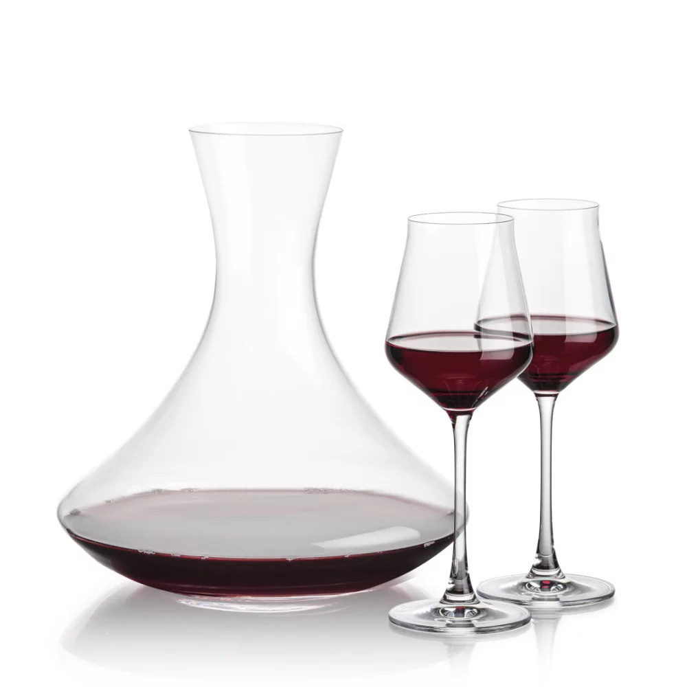 Carafe Senderwood et 2 verres à vin Bretton