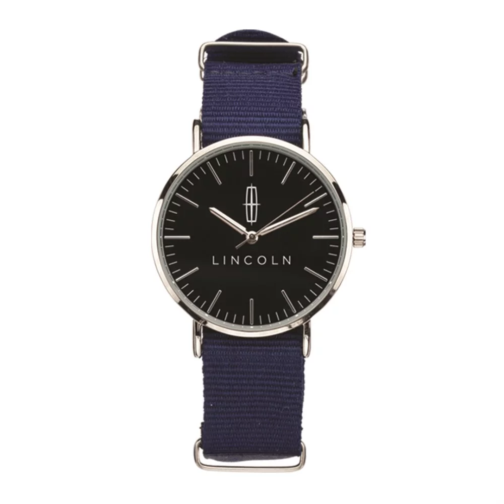 La montre unisexe Hardy - Bracelet bleu marine / Cadran noir