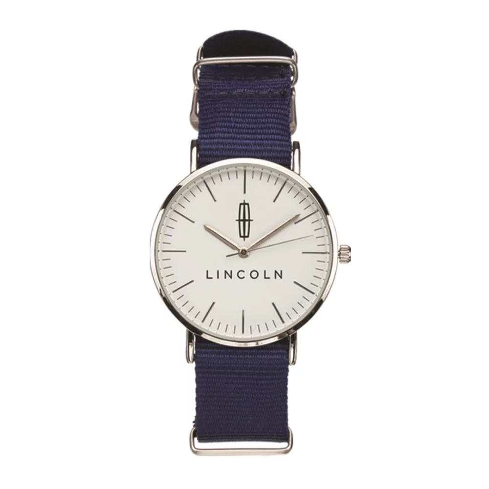 La montre unisexe Hardy - Bracelet bleu marine / Cadran blanc