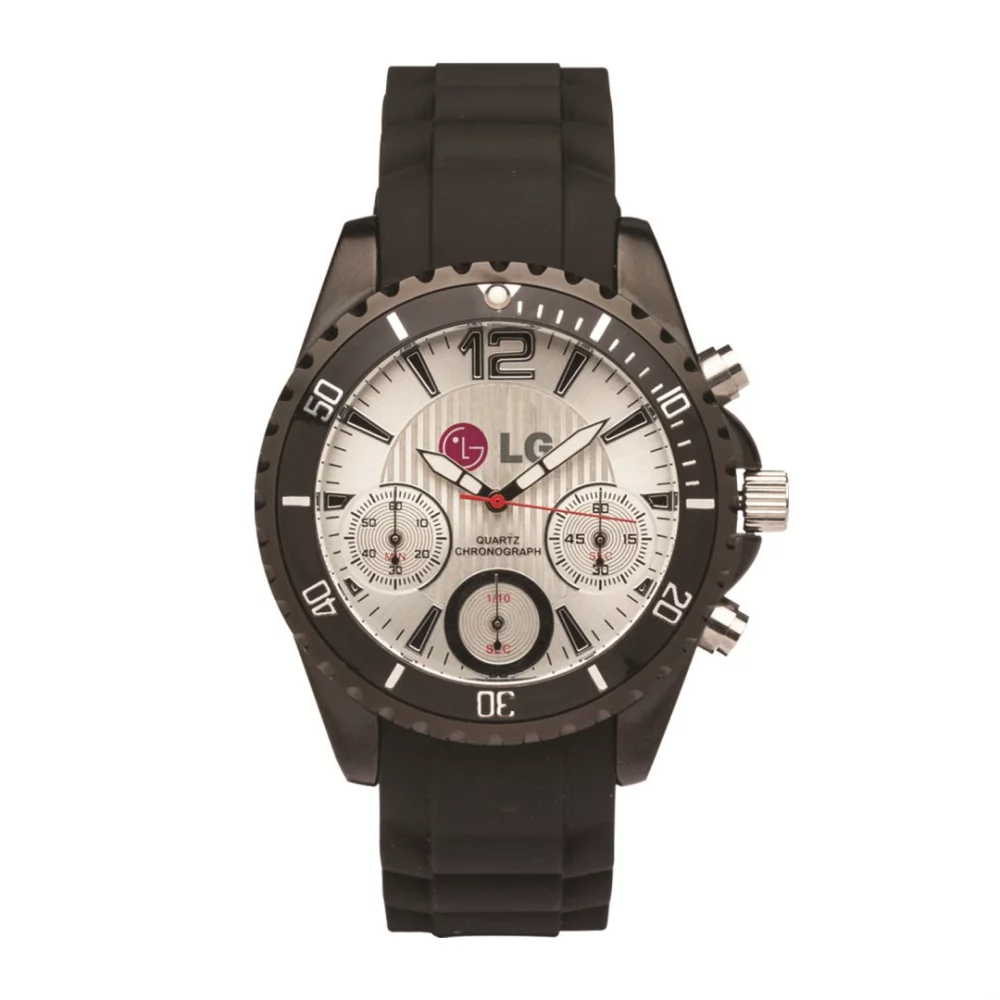La montre Eclipse en acier inoxydable - Cadran argenté
