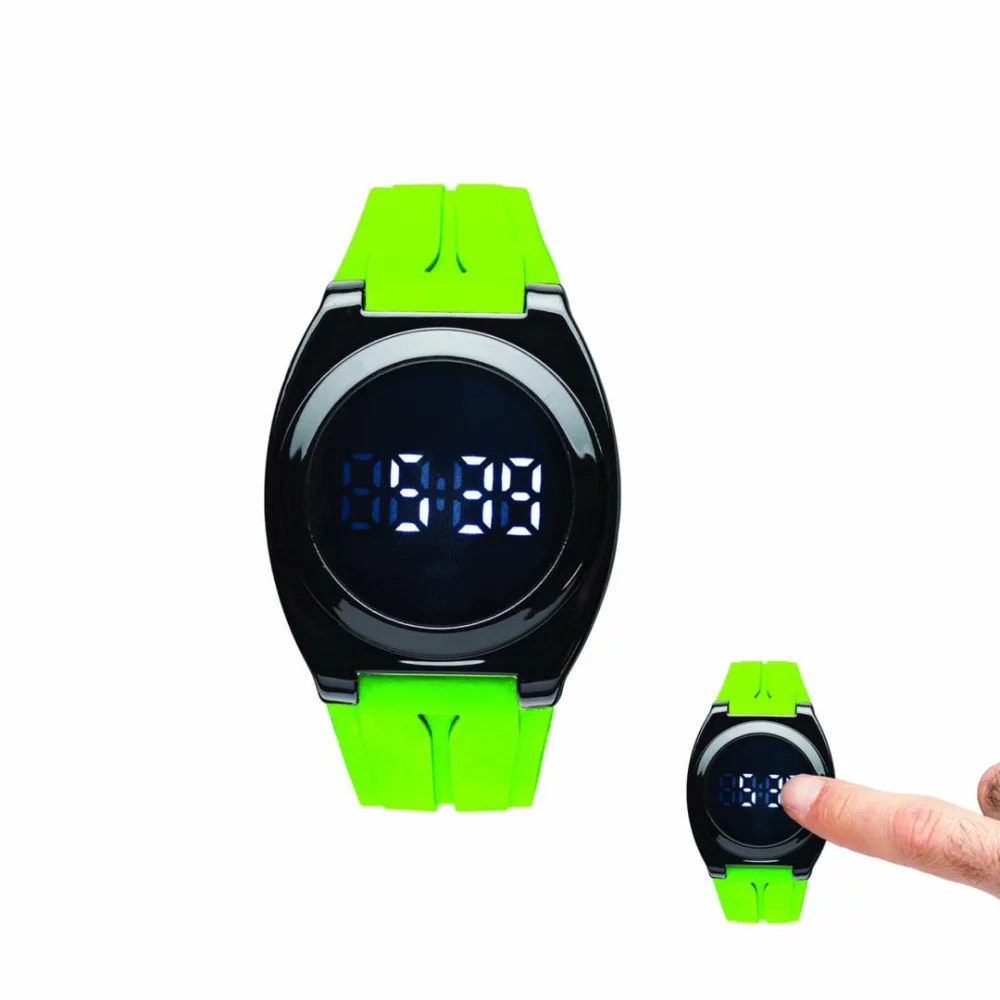 La montre LED Grove - Vert citron