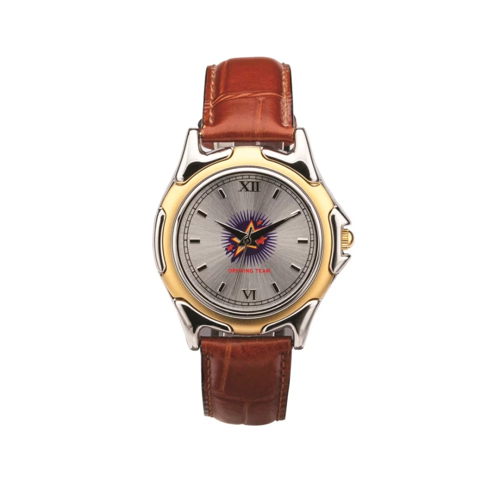 La montre St. Tropez - Homme - Argent/Argent/Marron