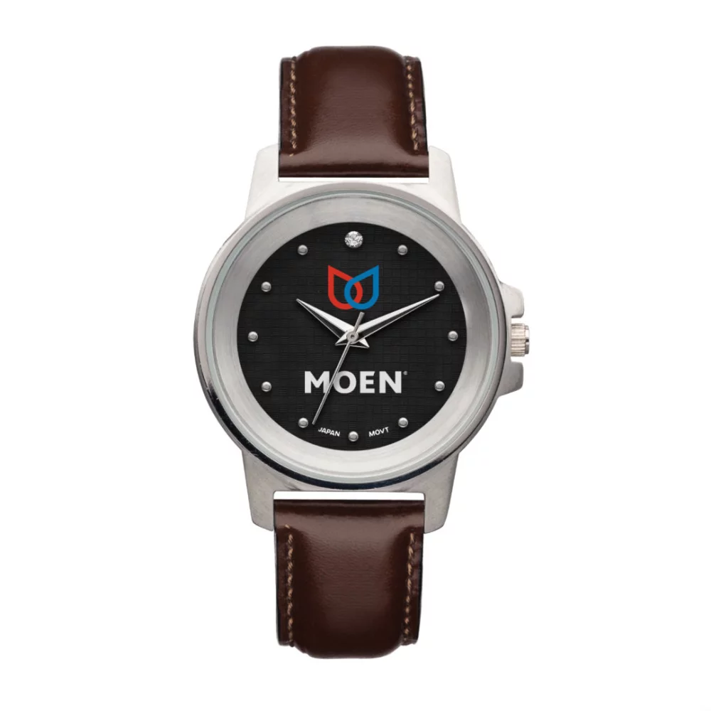 La montre raffinée - Homme - Noir/Transparent/Marron