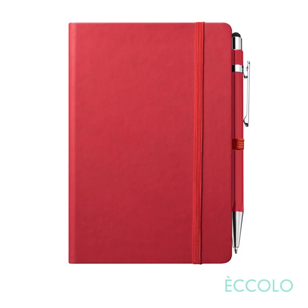 Eccolo® Cool Journal/Atlas Pen/Stylus Pen - (M) Rouge