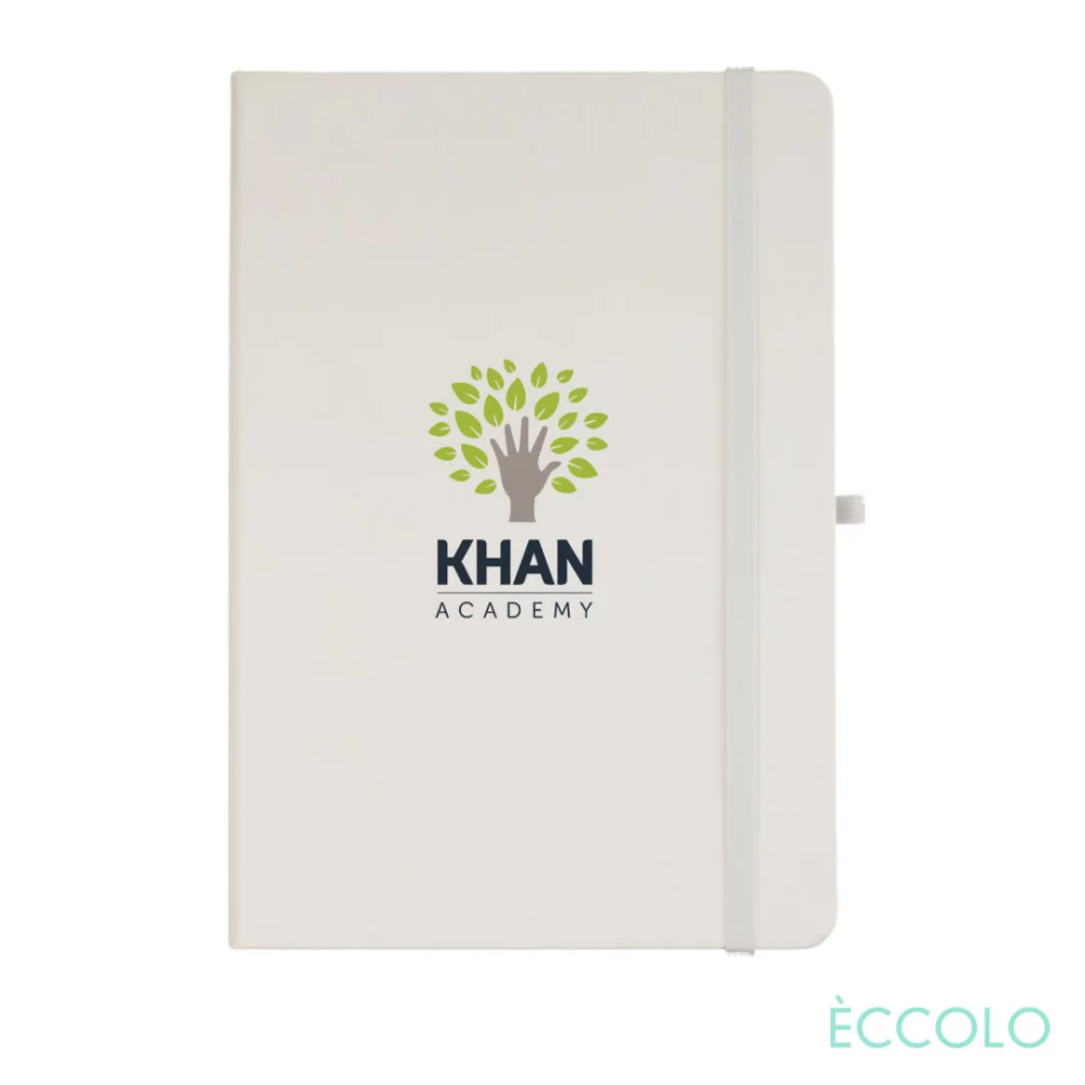 Journal Cool Eccolo® - (M) 5¾"x8¼" Blanc
