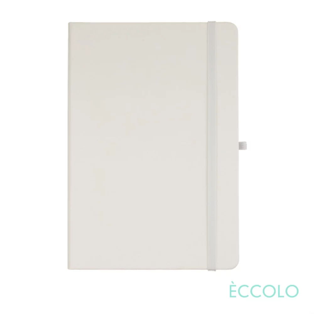 Journal Cool Eccolo® - (M) 5¾"x8¼" Blanc