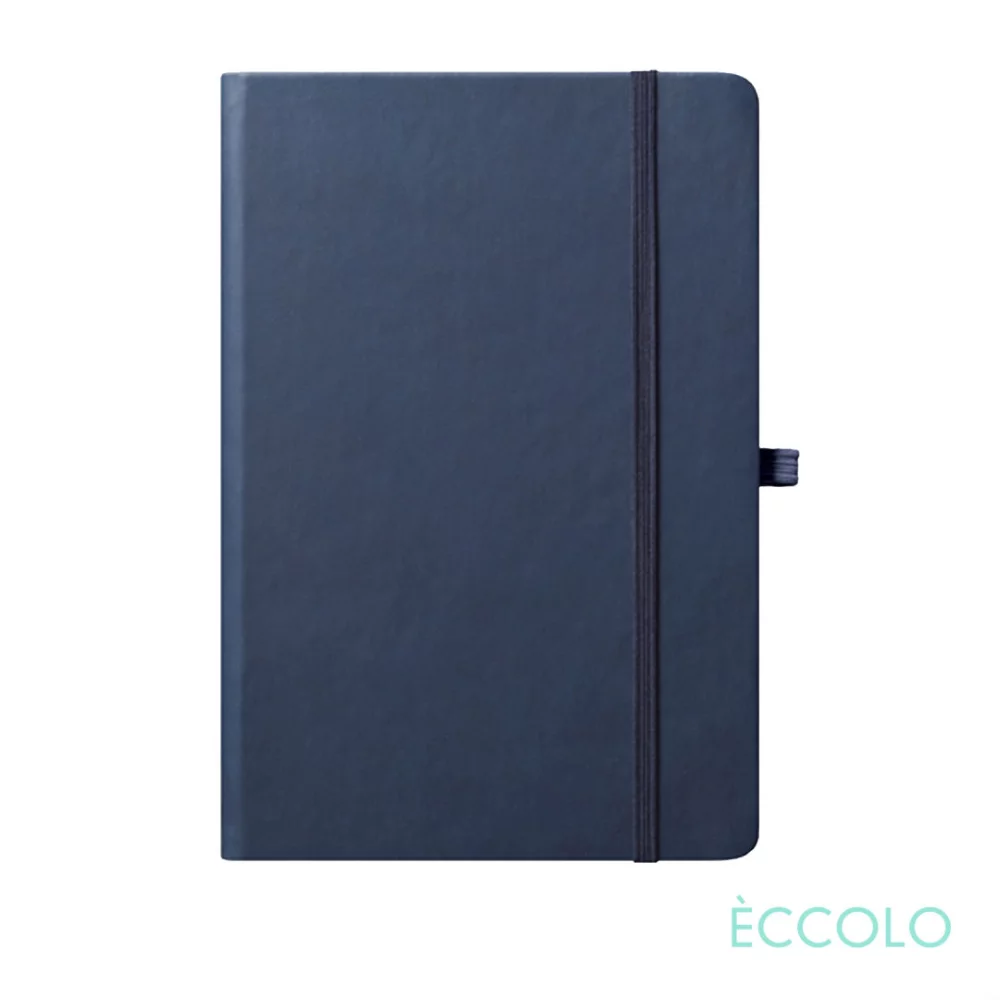 Journal Eccolo® Cool - (M) 5¾"x8¼" Bleu Marine