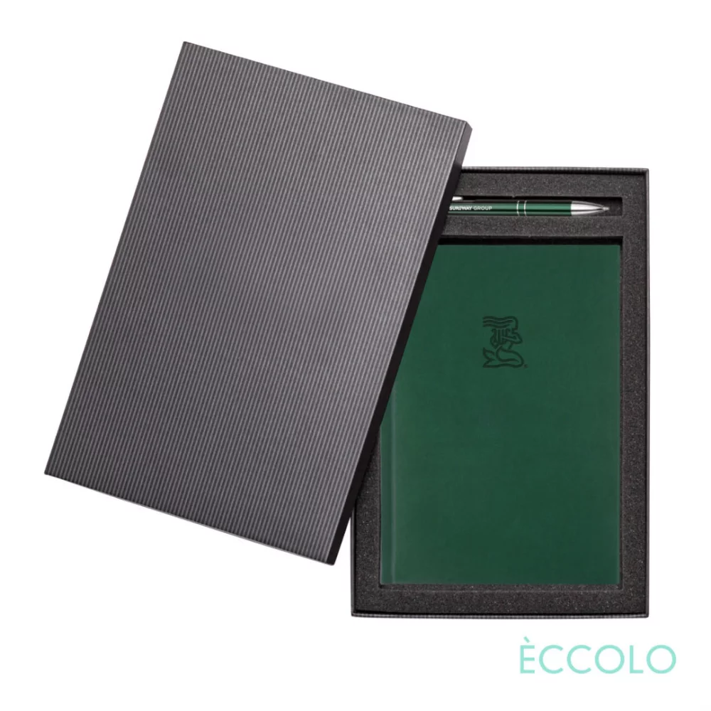 Ensemble cadeau Eccolo® Symphony Journal/Clicker Pen - (M) Vert