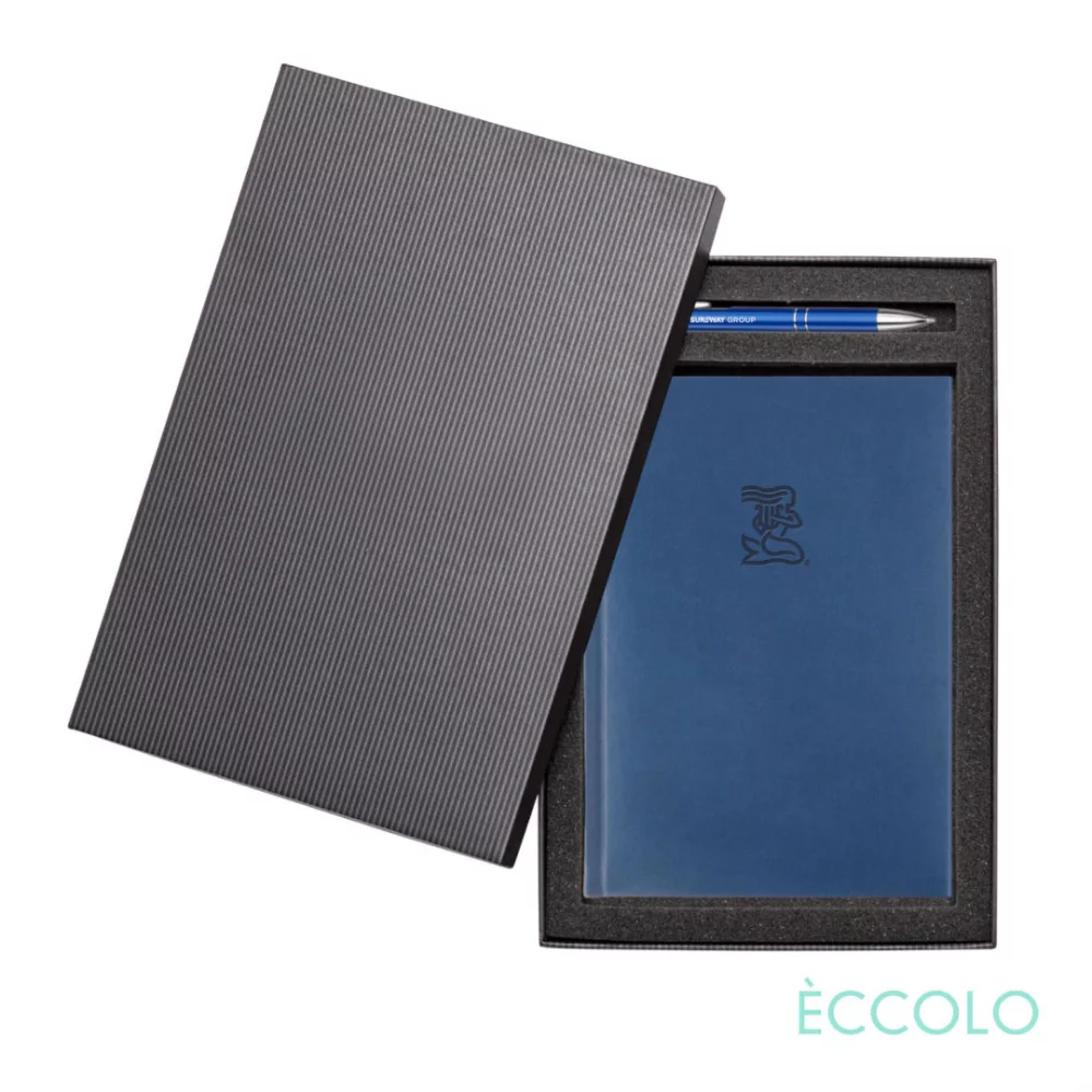 Ensemble cadeau Eccolo® Symphony Journal/Clicker Pen - (M) Bleu