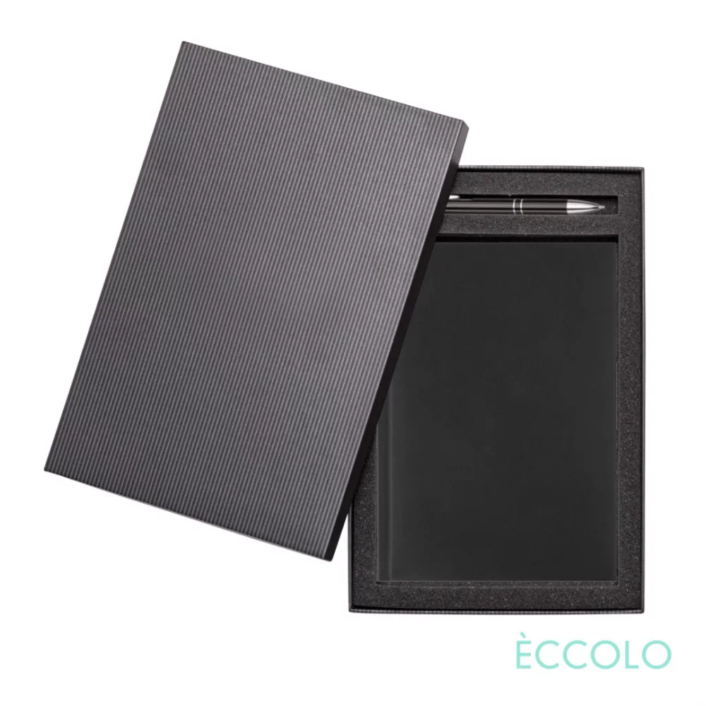 Ensemble cadeau Eccolo® Symphony Journal/Clicker Pen - (M) Noir