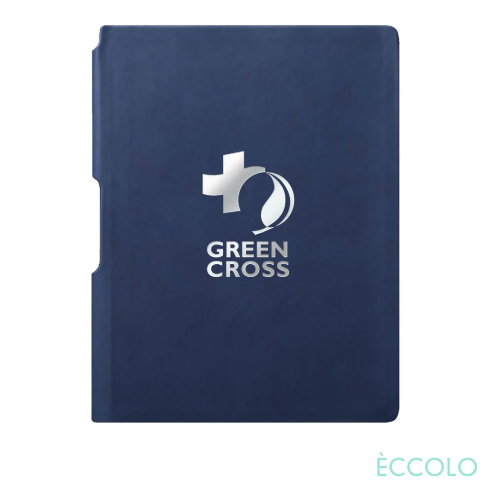 Eccolo® Groove Journal - (M) 5¾"x8¼" Navy Blue