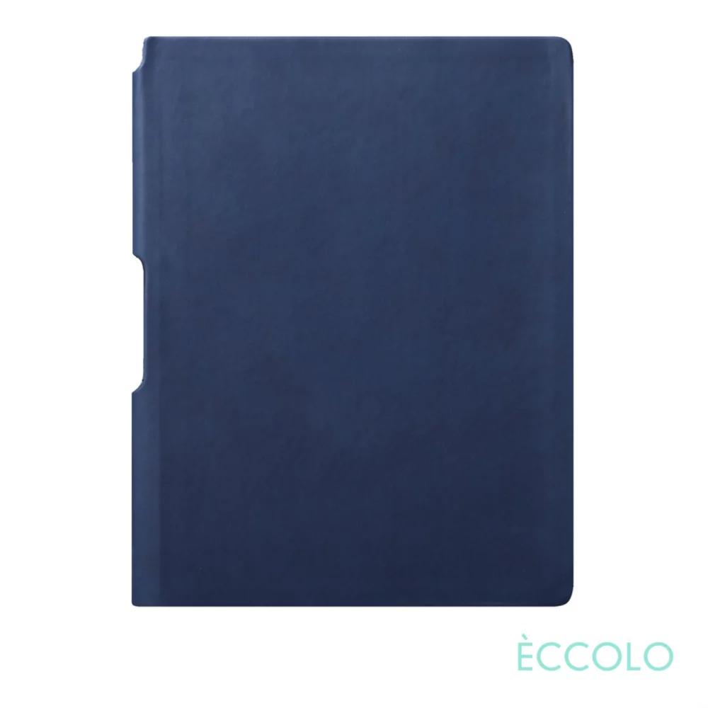 Eccolo® Groove Journal - (M) 5¾"x8¼" Navy Blue