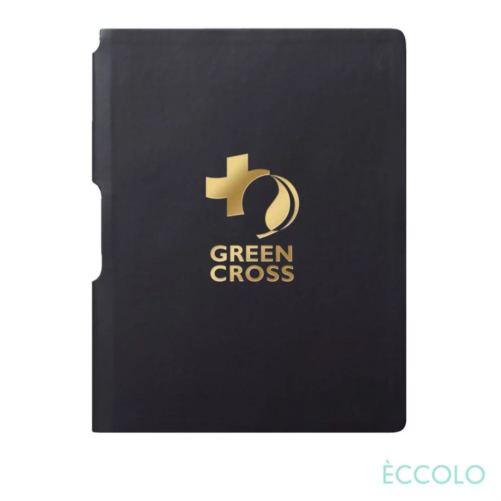 Eccolo® Groove Journal - (M) 5¾"x8¼" Black