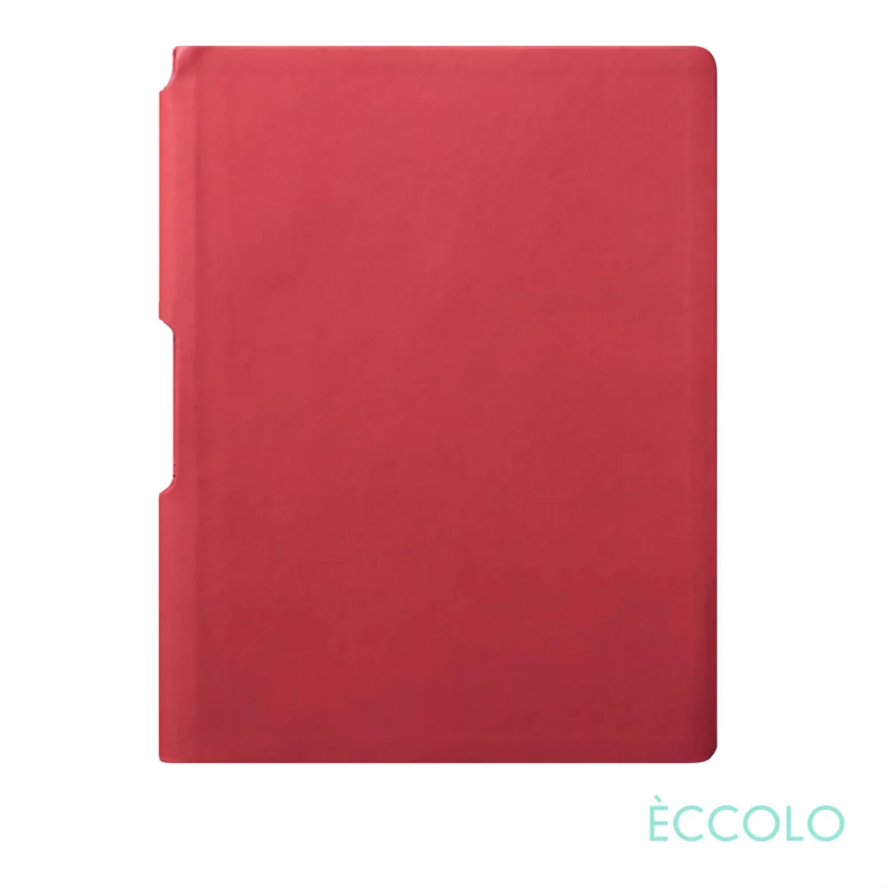 Eccolo® Groove Journal - (M) 5¾"x8¼" Red