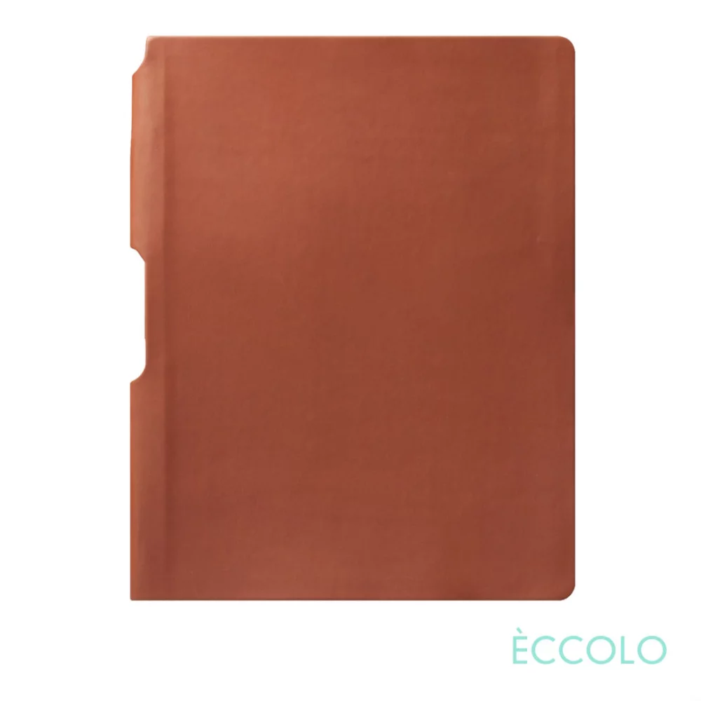 Eccolo® Groove Journal - (M) 5¾"x8¼" Terracotta