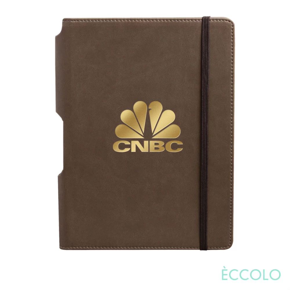 Eccolo® Tempo Journal - (M) 5¾"x8¼" Brown